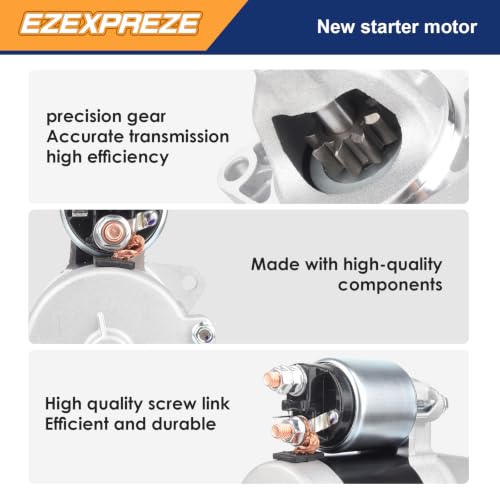 Image of Ezexpreze 18010 New Starter Motor Compatible with John Deere SE501863 AM105575 / Kawasaki 21163-2077, 21163-2141 / Kubota E7199-63010