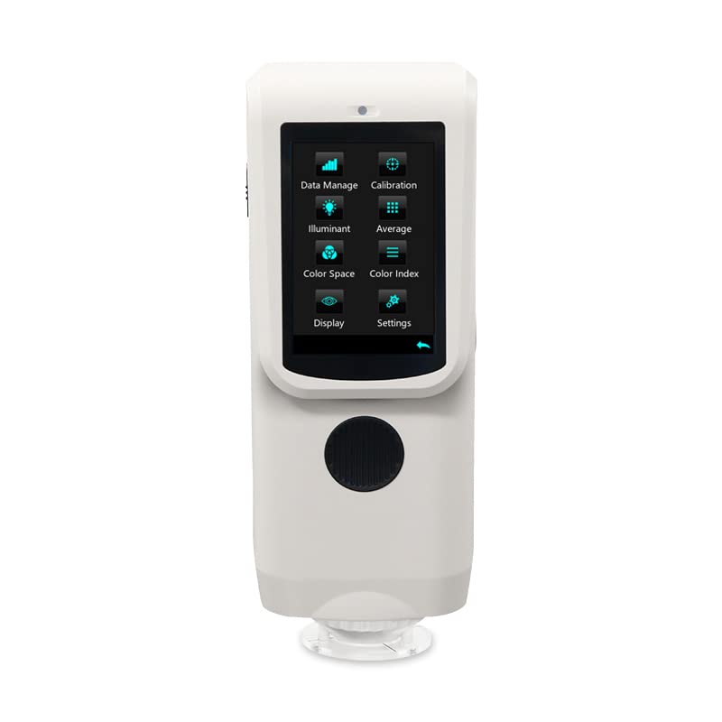 Paint Spectrocolorimeter Colorimeter Color Meter for Paint Plasic Printing with Aperture 8mm D/8 SCI Mode Double Row 24 Groups Wavelength Range 400 to 700nm