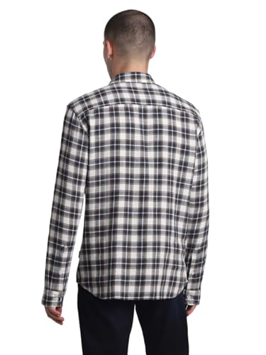 Image of Jack & Jones Men's Cotton Checke Regular Fit Shirt