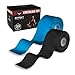 Effekt Manufaktur - (5m x 5cm) Rolle - Kinesiologie Tape in versch. Farben (2er Set) - Kinesiotapes Wasserfest & Elastisch für Sport - Kinesiotape Physio Tape Kinesio Tapes (Blau + Schwarz)