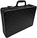 Price comparison product image UltraArmor Solid Aluminium Executive Laptop Padded Briefcase Attache Case Carbon Black - 13-17.5"