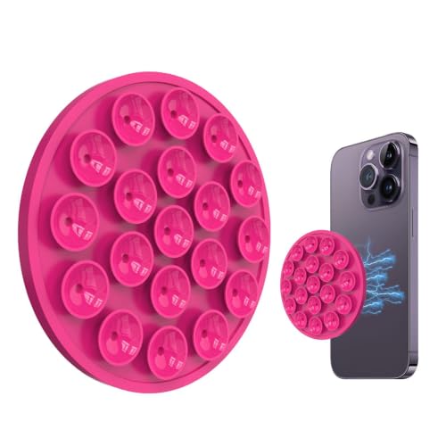 Soporte para teléfono con magnética y fijación para ducha espejo