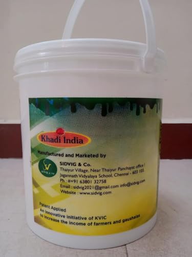 Image of Khadi Prakritik Paint Eco Friendly Cow Dung Emulsion Paint (1 Liter)