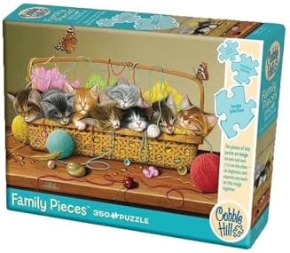 Cobble Hill Family Piece's 350 Puzzle - Basket Case - Sample Poster Included image 4