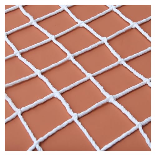 Filet de sécurité extérieur nylon blanc 3x5m pour escaliers et jardin
