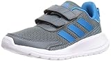 3-Streifen adidas Tensaur Run Running Shoe, Blue Oxide/Solar Blue/Hazy Blue, 33.5 EU