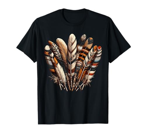 Southwest Native American Indian Feather T-Shirt