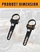 1.5'' Tube Clamps Mounting Brackets ADTOPI Adjustable Roll Cage Bull Bar Clip Holder Kit LED Light Bar Mounts for Offroad Truck ATV SUV, 2pcs (1.5 inch)