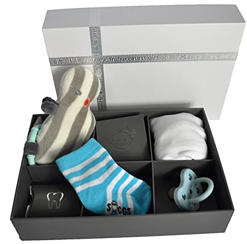 Dooky Luxury Memory Box Double Frame Handprint set impronte neonato 1 pz - 4