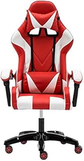 Racing Silla sillas Silla de Oficina de Boss Gaming LOL sillas giratorias de Internet del Ordenador Racing Sillón WCG Gaming Deportes 133 * 63cm (Color : White)