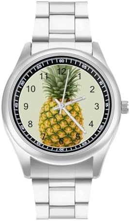 Minimalist Stainless Steel Band Watch for Man, Business Wristwatch