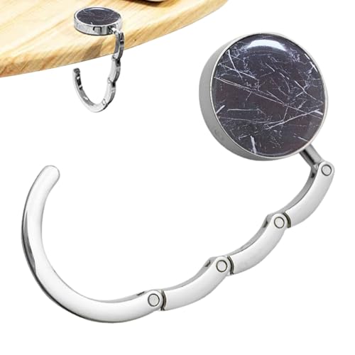 Uozonit Gancho para bolso para mesa | Percha redonda plegable para mesa - Ganchos para bolsos para mesas, gancho para monedero, colgador de bolsos para bolso para escritorio de mesa para mujeres