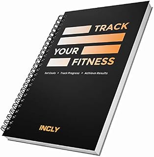 INCLY Fitness Journal Workout Planner Log Book, Gym Notbook Exercise Track for Women