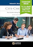 Cite-Checker: Your Guide to Using The Bluebook [Connected eBook] B0GS98DHPN Book Cover