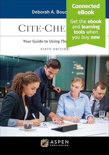 Cite-Checker: Your Guide to Using The Bluebook [Connected eBook]