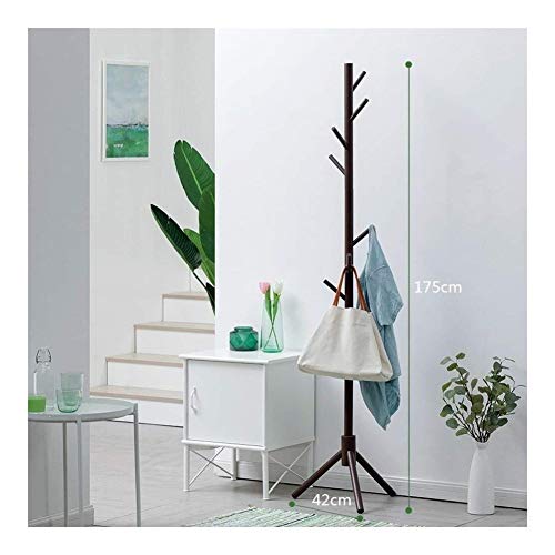 JINGJINTAO Mantelgestell Stehgarderobe Garderobenständer-Balkon Aufhänger Nacht Schlafzimmer Einfachen Eingangshalle Holzboden Schlafzimmer Student Weiß Vertikale Cover