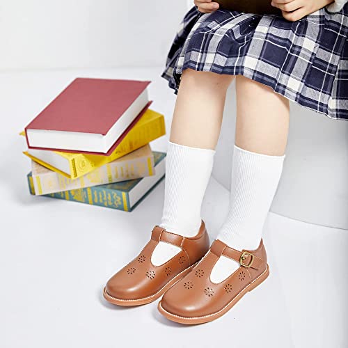 Image of Felix & Flora Toddler Little Girl Mary Jane Dress Shoes - Ballet Flats for Girl Party School Shoes
