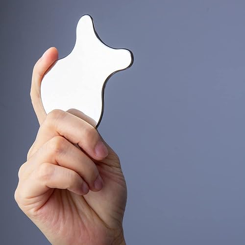 Miniatura 9 de FeelFree Sport Herramienta GuaSha de acero inoxidable - Herramienta de masaje facial Gua Sha raspado - Cuidado facial corporal SPA, para