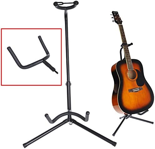 zytree (TM) Guitarra Soporte Guitarra Acústica Tubular Soporte Plegable  Trípode Holder acolchado Almacenamiento rack : Instrumentos Musicales -  Amazon.com