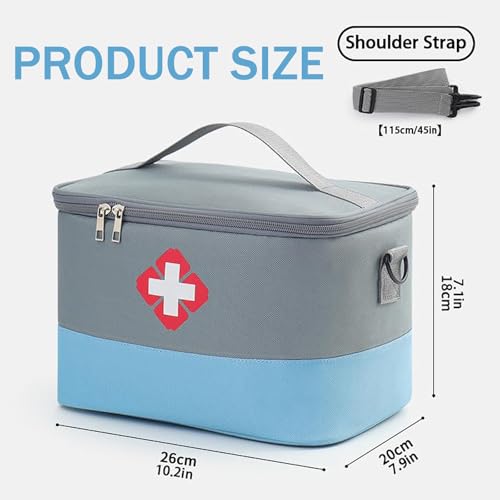 MUYAPAY First Aid Kit, Portable Travel Medicine Bag, Waterproof Sports Medical Bag - Image 2