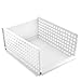 Panier de rangement en tissu - Supports de rangement en tissu Support pour armoire Type de tiroir pliable Supports de rangement en tissu Porte-organisateur Support pour armoire Support de séparation