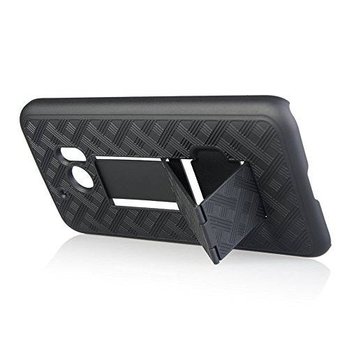 Htc 10 Case, Bny-Wireless(Tm) Super Slim Hard Shell Shield Layer Holster Case With Kickstand And Belt Swivel Clip For Htc 10 #TOP3