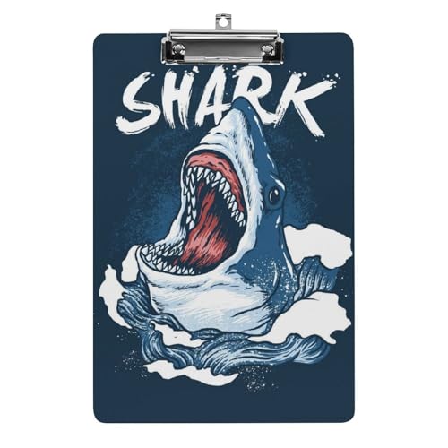 Porte-bloc A4 planchette à pince Requin bureau et restaurant