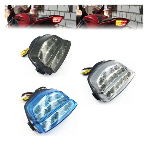Luz trasera universal moto para CBR 1000 RR 2008-2013 freno y giro smoke 2