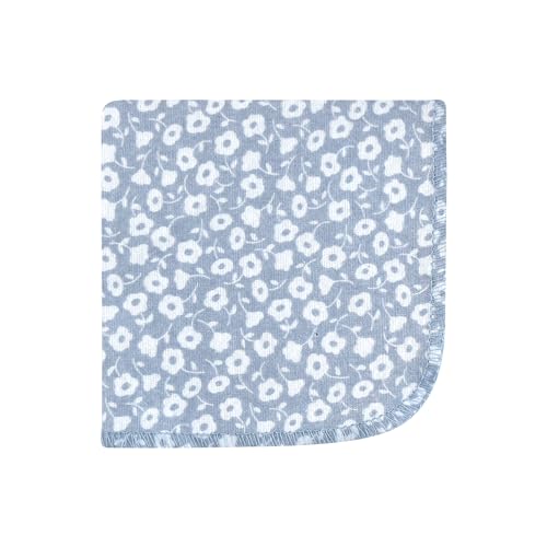 Image of Hudson Baby Unisex Baby Flannel Cotton Poly Washcloths, Modern Botanical 10 Pack, One Size