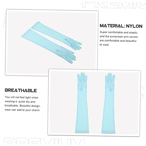 GALPADA 1 Par Mangas De Seda De Gelo Mangas De Proteção Solar Para Mulheres Mangas Para Cobrir Os Br