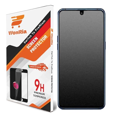 Image of WonRia Matte Screen Glass Protector for Samsung M34 / Samsung A24 5G / Samsung F34 5G Matte Tempered Glass Edge to Edge - Anti-FingerPrint | Anti-Glare | Shinning Border