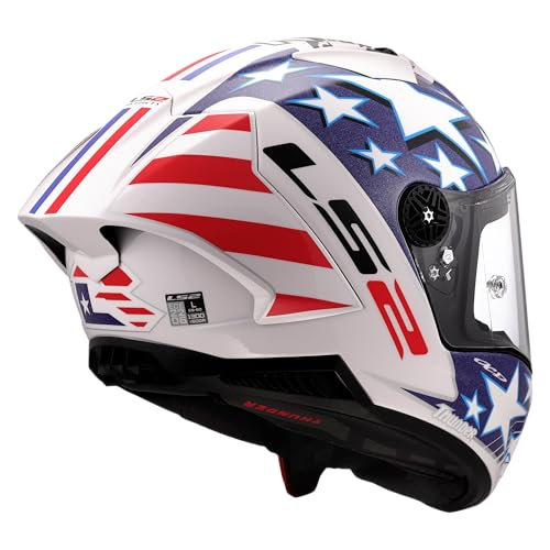 Casque LS2 Thunder GP Aero Replica BAZ XXL avec spoiler aérodynamique de course
