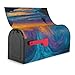 Lonely Boat Mailbox Cover for Outdoor Decor Magnetic Strips Unique and Practical Design for All Seasons 21x18 in