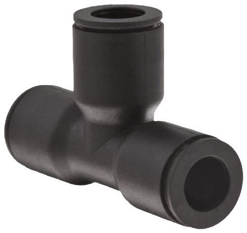 Legris 3104 56 00 Nylon Push-to-Connect Fitting, Union Tee, 1/4