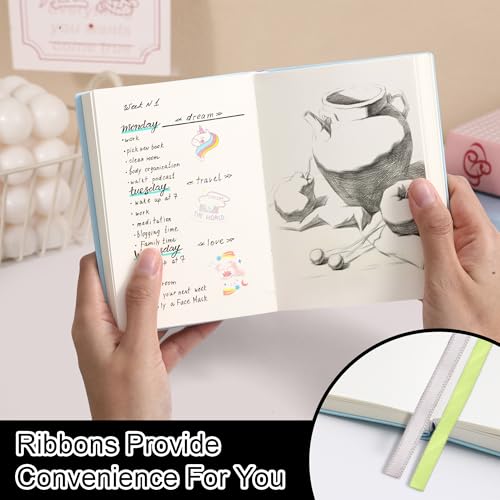 Cuaderno de notas de cuero suave A6 con páginas blancas para uso ejecutivo 4