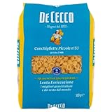 Pastificio De Cecco Pasta Conchigliette Piccole (4 x 500gr)
