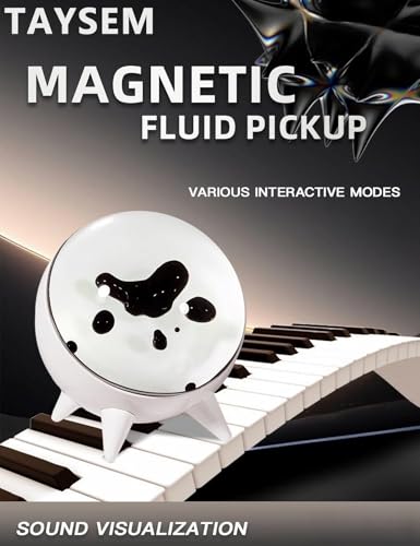 Ferrofluid Musik-Rhythmus-Licht, magnetischer flüssiger Lautsprecher, Visualizer, Sound-reaktives Ferrofluid-Display für Schreibtisch, Party, Heimdekoration
