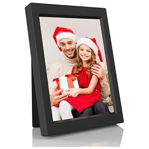 KWANWA Recordable Battery Photo Frame with 15 Seconds Voice Message Recording For 5x7 Picture, Black Colour (1pc) Cover