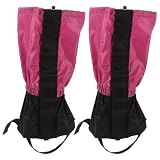 1 Pair Waterproof Leg Gaiters with Adjustable Rubber...