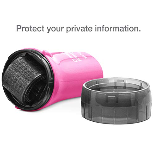 Image of Guard Your ID Advanced 2.0 Rollers Identity Privacy Marker for Blocking Out Address, Private, Prescription Information (Regular 3-Pack, Pink)