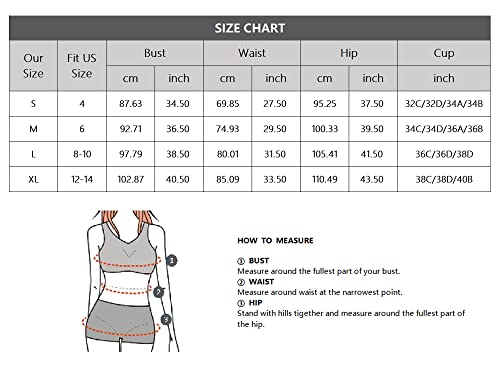 Zaful Womens V Neck Lace Up Bikini Set Swimsuits High Waisted Bohemian Tankini 2 Piece Bathing Suit (Brown, S) #TOP4