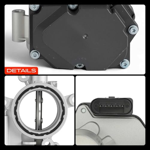 Frankberg Drosselklappe Drosselklappenstutzen Diesel 5-polig Kompatibel mit A4 Avant 8K5 T.o.u.r.a.n 1T3 T.i.g.u.a.n 5N Golf VI 5K1 Replace# 03L128063T