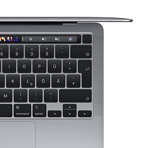 Apple MacBook Pro, 2020 mit M1 Chip & Touch Bar (13-Zoll, 16GB RAM, 256GB SSD-Speicher) QWERTZ Deutsch Space Grau (Refurbished) 3