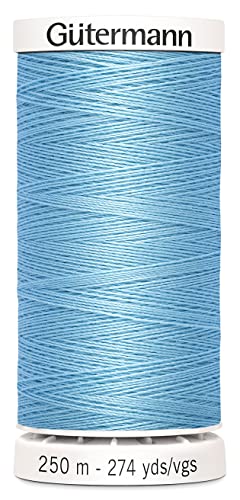 Hilo de coser Gutermann Sew-All color azul polvo 273 yardas miniatura 1