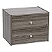 IRIS USA, SBDR GRAY, Modular Stacking Storage Box with Drawer, Gray, 1 Pack