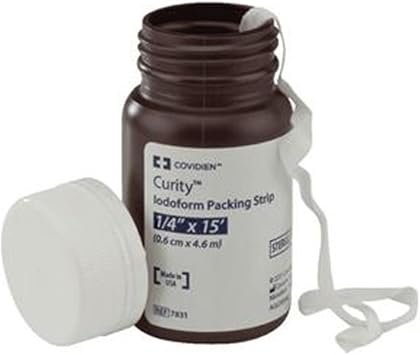 Curity Iodoform Packing Strip - " x 5 yards