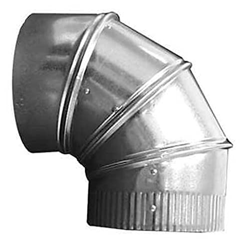 Galvanized steel 12 inch 90 degree elbow image