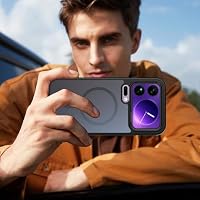 Natbok Magnetische Handyhülle für Xiaomi 17 Pro Max Hülle, Kompatibel mit MagSafe mit 2 Stück Kameraschutz, Dünn Stoßfest Matt PC Rückseite Handyhülle Case for Xiaomi 17 Pro Max – Ansicht 7