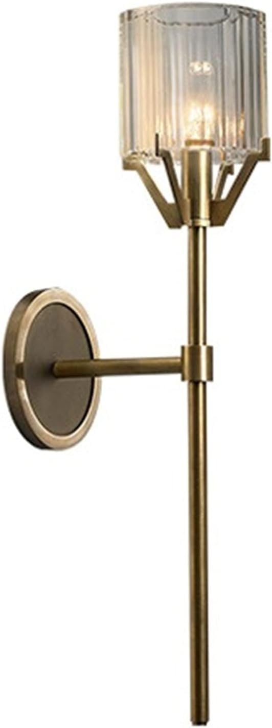 Jybnbbe Light European Wall Copper Wall Simple Living Room Color Luxury Postmodern Study Bedroom Aisle Bedside Lamp American Brass,Chandelier
