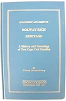 Supplement and index to Holway-Rich heritage: A history and genealogy of two Cape Cod families 0897250818 Book Cover